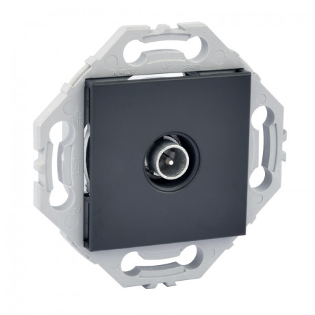 Prise TV anthracite
