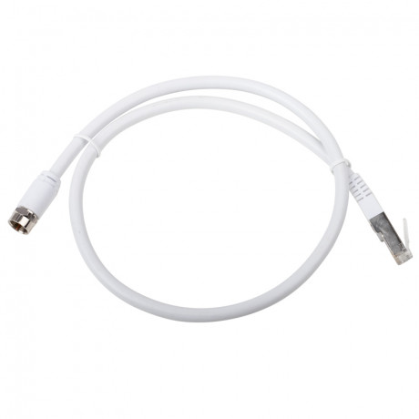 Câble coaxial Fiche F / RJ45 60cm