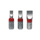Jeu  de 3 Embouts Plat 4.5/5.5/8 x25mm