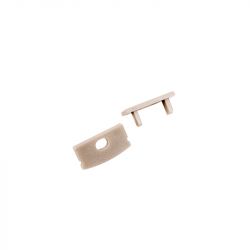 2 embouts pour rail aluminium
