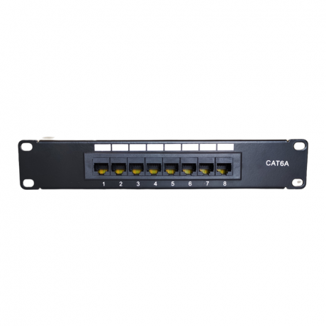 Panneau de brassage 8 connecteurs CAT6 pour baie de brassage 423820