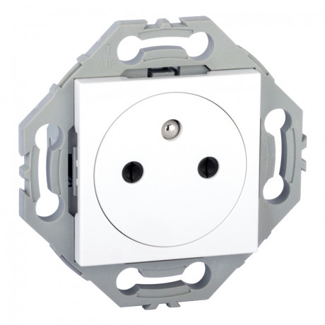 Prise 2P+T 16A Affleurante blanc