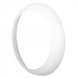 Collerette simple blanche pour hublot extérieur