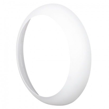 Collerette simple blanche pour hublot extérieur