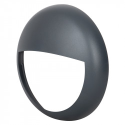 Collerette à casquette anthracite pour hublot extérieur