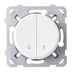 Commande de volet roulant blanc EPURE