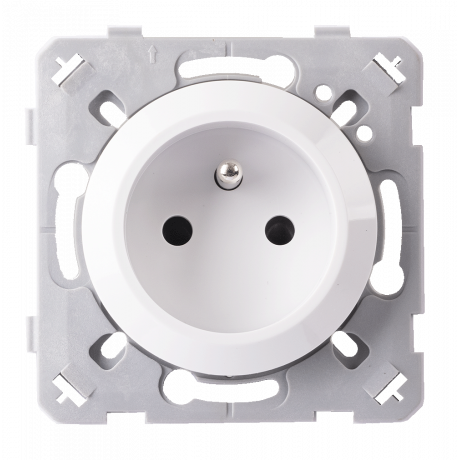 Prise 2P+T 16A blanc EPURE