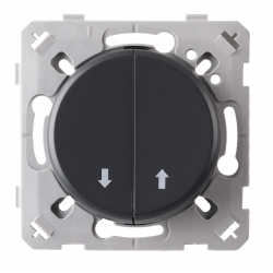 Commande de volet roulant anthracite EPURE