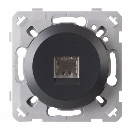 Prise RJ45 anthracite EPURE