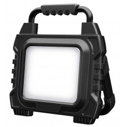 Projecteur de chantier LED 60W 2 prises 2P+T et 1 prise USB