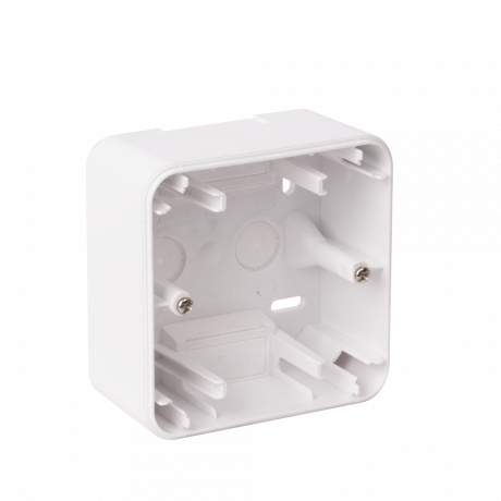 Boitier Saillie 1 poste blanc