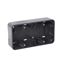 Boitier Saillie 2 postes anthracite