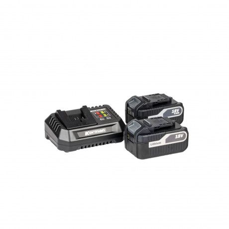 2 batteries 5Ah li-ion et chargeur