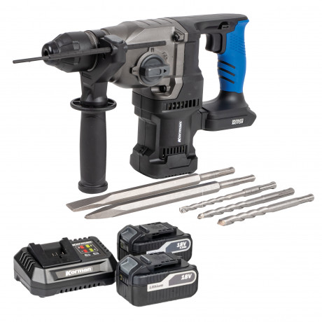 Pack Marteau Perforateur avec 2 batteries 5Ah + 1 chargeur