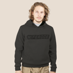 Sweat à capuche confort gris anthracite FEROCE