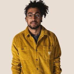 Chemise velours côtelé jaune FEROCE
