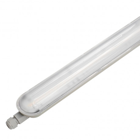 Réglette LED étanche traversante - CCT - puissance ajustable - 120cm
