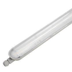 Réglette LED étanche traversante - CCT - puissance ajustable - 150cm