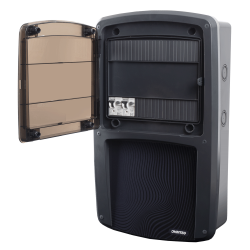 Coffret mobil-home avec 2 disjoncteurs différentiels 10A