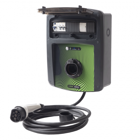 Coffret Recharge 3.7kW avec câble recharge 5m fiche T2