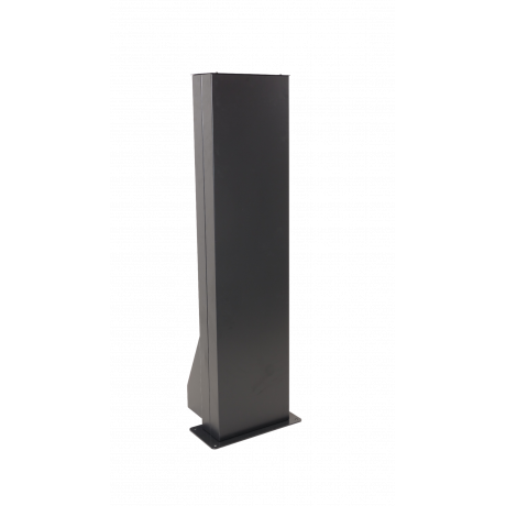 Borne renforcée métallique alu anthracite OHMTEC