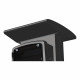 Casquette pour borne métallique alu anthracite OHMTEC