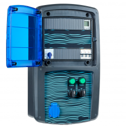 Coffret électrique piscine évolutif filtration + éclairage + traitement de l'eau OHMTEC
