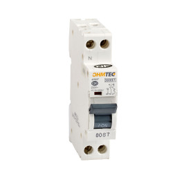 Disjoncteur &agrave; vis 1P+N 20A 3kA Courbe C