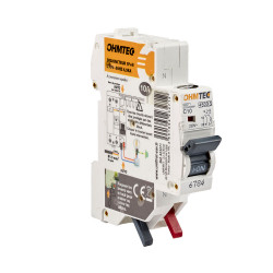 Disjoncteur automatique 1P+N 10A 4,5kA Courbe C