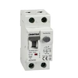 Disjoncteur différentiel à vis 1P+N 10A 30mA 6kA Courbe C