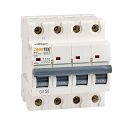 Disjoncteurs tétrapolaires 3P+N 20A 4.5kA