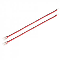 Lot de 2 connecteurs d’alimentation à câbles pour Ruban Led COB 24V IP20 8mm réf 812580