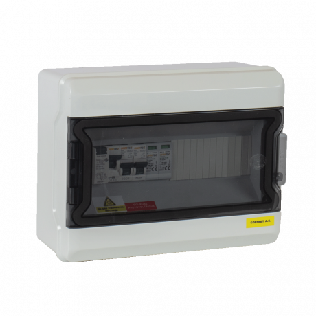 Coffret photovoltaïque AC 3-4.5kW avec interrupteur différentiel type B