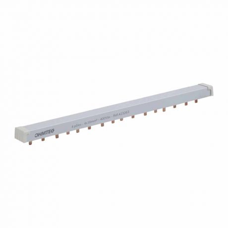 Barre de pontage tétrapolaire 3P+N 63A 16 modules