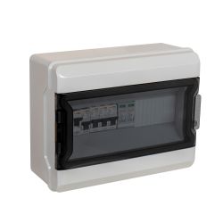 Coffret photovoltaïque AC 3-6kW double sortie avec 1 prise monophasée 16A